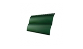 Сайдинг металлический Grand Line 0,5 Блок-хаус new Satin RAL 6005 Зеленый мох