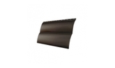 Сайдинг металлический Grand Line 0,45 Блок-хаус new Drap RR32 Темно-коричневый