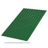 Профлист ПЭ С-8x1150 RAL6002 Зелёный лист 0,45 мм